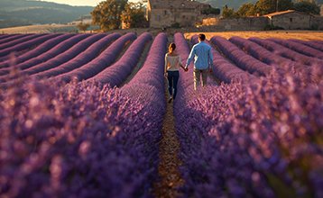 Provence lavender fields